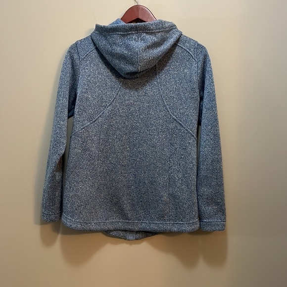 Eddie Bauer Blue Radiator Fleece Long Full Zip Jacket with Hood women’s S - Picture 5 of 10